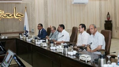 رئيس جامعة جنوب الوادى يبحث التعاون المشترك مع مؤسسة 