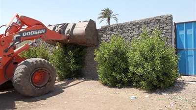 إزالة ٣٥ تعدي على الأراضي الزراعية وأملاك الدولة بالبدرشين