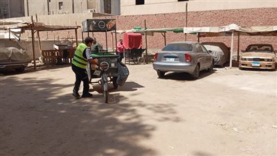 رفع ٣٥٠ اشغال بشوارع الدقي وتحرير ١٢ محضر
