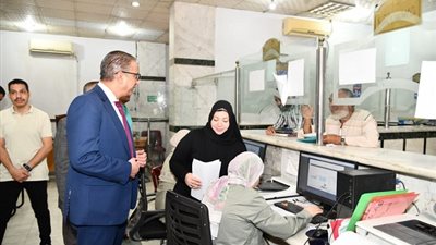 محافظ الفيوم يتفقد سير العمل بالمركز التكنولوجي بمجلس المدينة
