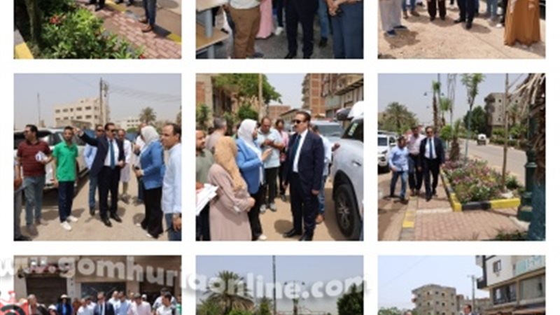 محافظ المنوفية خلال