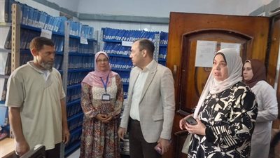 وكيل صحة البحيرة يتفقد العمل بصحة الأسرة بالجرادات بأبوحمص