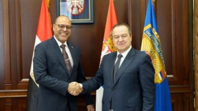 جبران يبحث مع وزير الداخلية الصربي خطة الربط الإلكتروني لتسهيل تنقل الأيدي العاملة