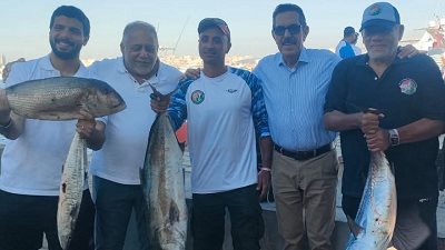 سبورتنج يفوز بالمركز الأول بببطولة الإسكندرية لصيد الأسماك