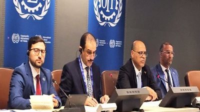 جبران يترأس الإجتماع المجموعة العربية المشاركة في مؤتمر العمل الدولي بجنيف