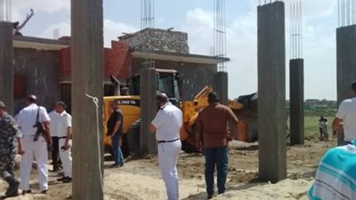 إزالات فورية لتعديات الأراضي الزراعية بالإسماعيلية