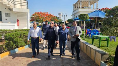وكيل وزارة الشباب والرياضة بالغربية يزور مالية كفرالزيات