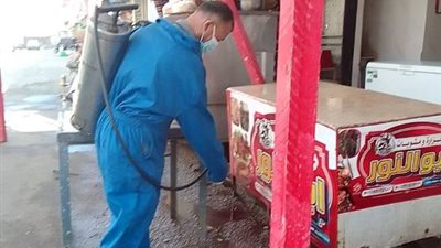 تكثيف المكافحة لناقلات الأمراض حول المساجد وساحات الصلاة بالبحيرة