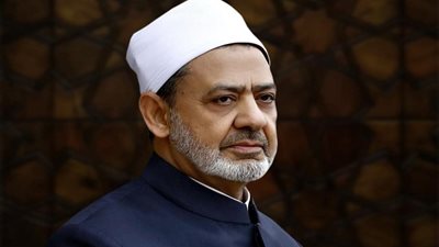 شيخ الأزهر يهنئ الرئيس السيسي ويدعو لنصرة فلسطين
