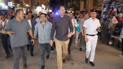 محافظ سوهاج يتفقد الحدائق العامة والمتنزهات
