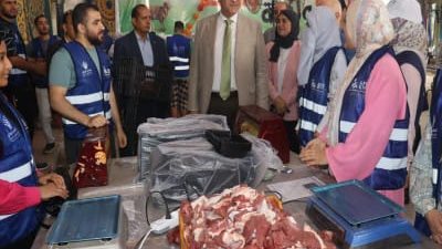 محافظ القليوبية يتابع سير العمل في مجزر شبرا شهاب بالقناطر