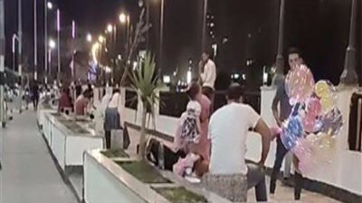 الممشى السياحي والمنتزهات متنفس الشراقوة فى عيد الاضحى
