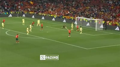 شاهد.. مينديز يدرك التعادل لـ لبرتغال فى شباك إسبانيا