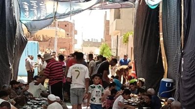 ولائم أفراح أهل الواحات ابرز مظاهر عيد الأضحى المبارك