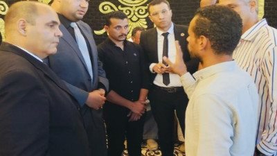 عمل الدقهلية يقدم بالعزاء إلى أسرة الشهيد البطل خالد شوقي.. صور