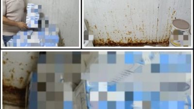 ضبط 300 كجم جبن غير مطابق للمواصفات بمخزن مواد غذائية في بنها