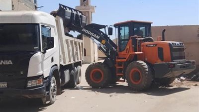 تنفيذ قرارات إزالة خلال حملة مكبرة بمركز ومدينة الطود جنوب الأقصر