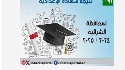 رسميا وبرقم الجلوس.. نتيجة الشهادة الاعدادية الدور الأول 2025 بالشرقية