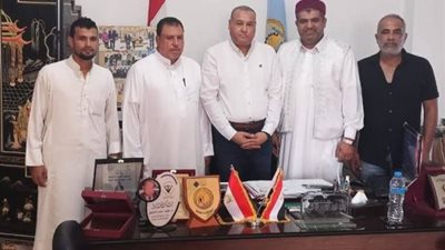 مجلس إدارة مركز شباب المثانى في زيارة لمديرية الشباب بمطروح