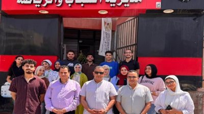 مدير رياضة القليوبية يناقش خطة الموسم السابع مع أعضاء فريق YLY