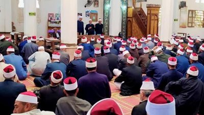 اجتماع مدير مديرية الأوقاف بكفر الشيخ، بإدارات فوه، ومطوبس قبلي