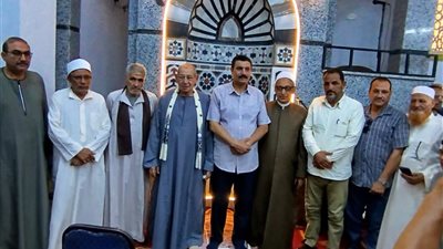 افتتاح مسجد النور بقرية ريدة في المنيا