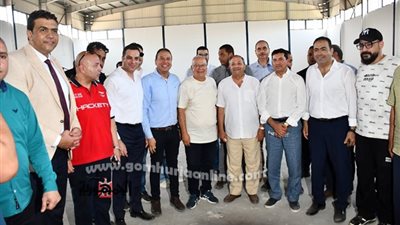 محافظ بورسعيد ووزير الشباب والرياضة يتفقدان نادي بورسعيد الرياضي