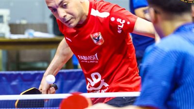 الأهلي يفوز على الزمالك بثلاثية نظيفة بدورى تنس الطاولة