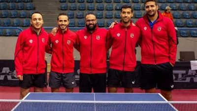 الأهلى يهزم الزمالك فى بطولة دورى تنس الطاولة