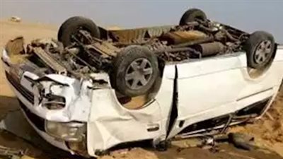 إصابة 9 فى انقلاب ميكروباص بطريق مصر - الإسماعيلية بالمنوفية