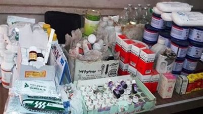 ضبط 359 عبوة أدوية بيطرية متنوعة الأصناف مجهولة المصدر بالغربية