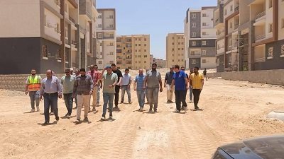 رئيس جهاز حدائق أكتوبر يتابع تنفيذ مشروع 