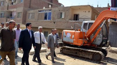 محافظ القليوبية يتفقد تشطيبات افتتاح محور الباسوسية