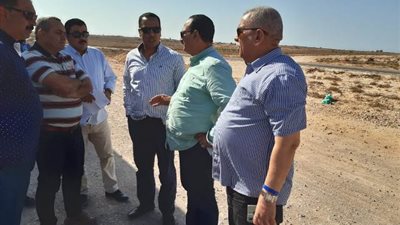 نقل البرلمان تتفقد مشروعات الطرق بمحافظة مطروح..صور