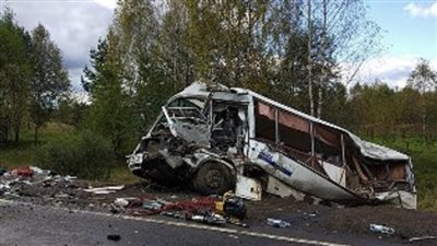 مصر وإصابة 28 في حادث سير مروع في روسيا