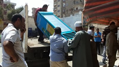 إزالة 44 تعديا.. و520 حالة إشغال في بني سويف