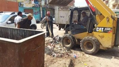 رفع ٧٦٨ طن قمامة ومخلفات من مراكز ومدن الشرقية