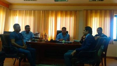 رئيس الاتحاد المصري للميني فوتبول يلتقي وكيل وزارة الشباب والرياضة بجنوب سيناء