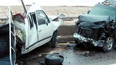 إصابة 9 أشخاص فى حادث تصادم بالبحيرة