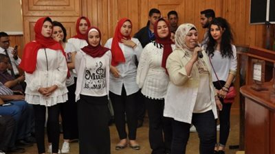 المصرى: الأغاني بالإشارة توفر فرص عمل لطلابنا بجامعة كفرالشيخ