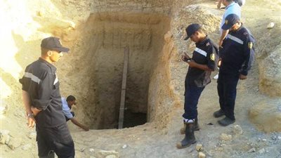 انتشال جثة شاب لقى مصرعه أثناء التنقيب عن الآثار فى قنا