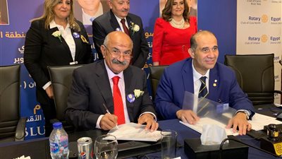 روتاري مصر يوقع بروتوكولا لاعمار 3 قري