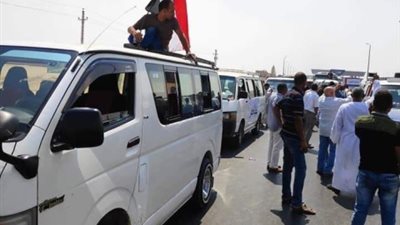 أهالي الفيوم يدعمون الدولة في موكب وطني ..صور