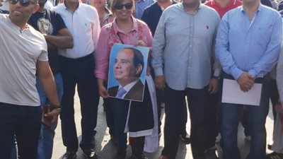 تظاهرة لقطاع البترول فى حب مصر ودعم الدولة.. صور وفيديو