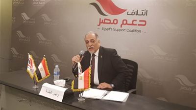 القصبى يعلن دعما للقيادة السياسية التى تحملت عبء استعادة الدولة