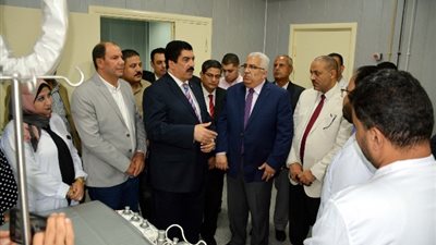 افتتاح وحدة القسطرة والأطفال المبتسرين بمستشفى النيل في القليوبية