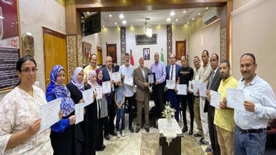 القليوبية تكرم معلمي الفرنسية بشهادات دولية تقديرًا لجهودهم