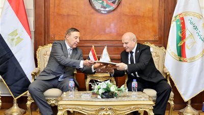 لتهنئته بمنصبه الجديد.. رئيس النيابة الإدارية يستقبل رئيس المحكمة الدستورية