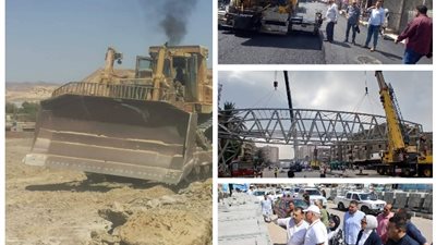 بتوجيهات القيادة السياسية.. رفع كفاءة الطرق بالمحفاظات