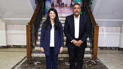 وزيرة التخطيط تناقش مع محافظ مطروح الموقف التنفيذي للمشروعات